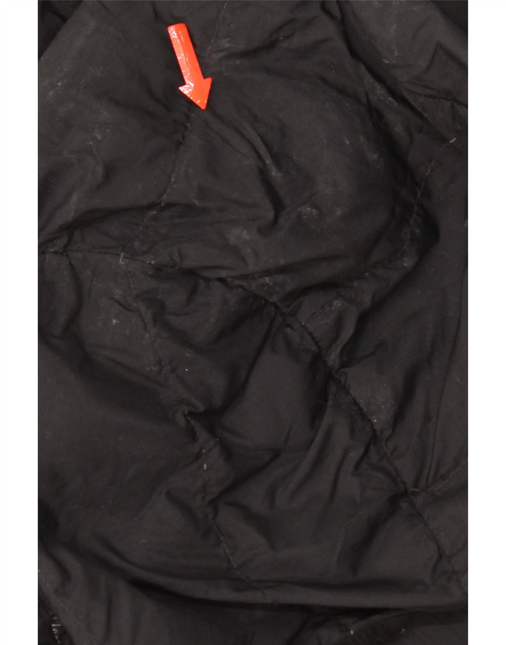 The North Face Herre hættepolstret jakke UK 38 Medium Sort Polyester