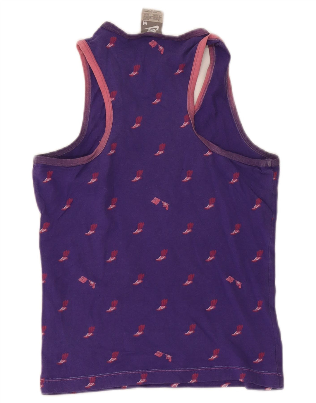 Nike Dame Grafisk Vest Top UK 10/12 Medium Lilla