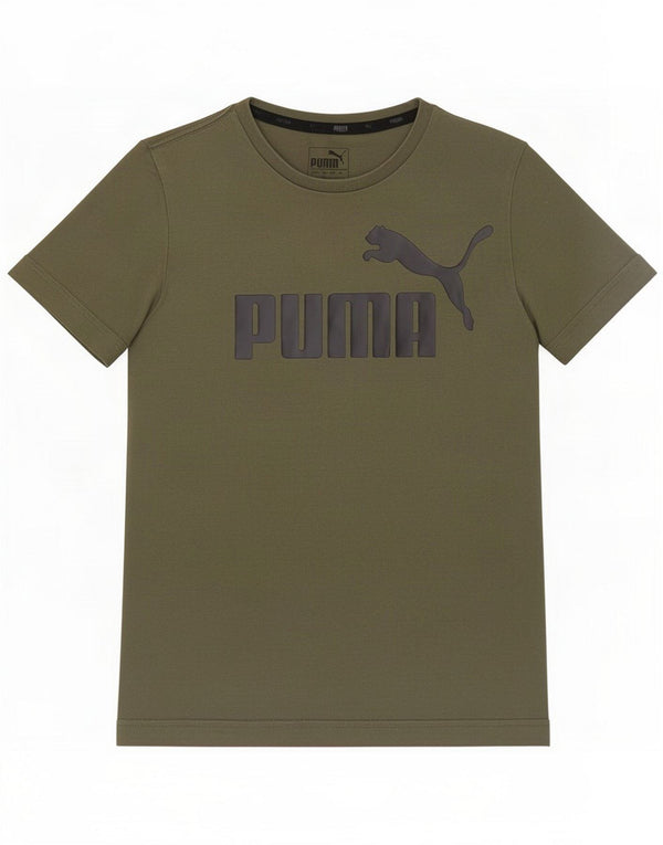 Puma drenge grafisk T-shirt top 11-12 år Khaki Cotton