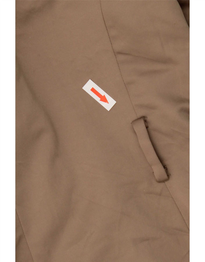 Zara Trench Coat til kvinder UK 16 Stor brun bomuld
