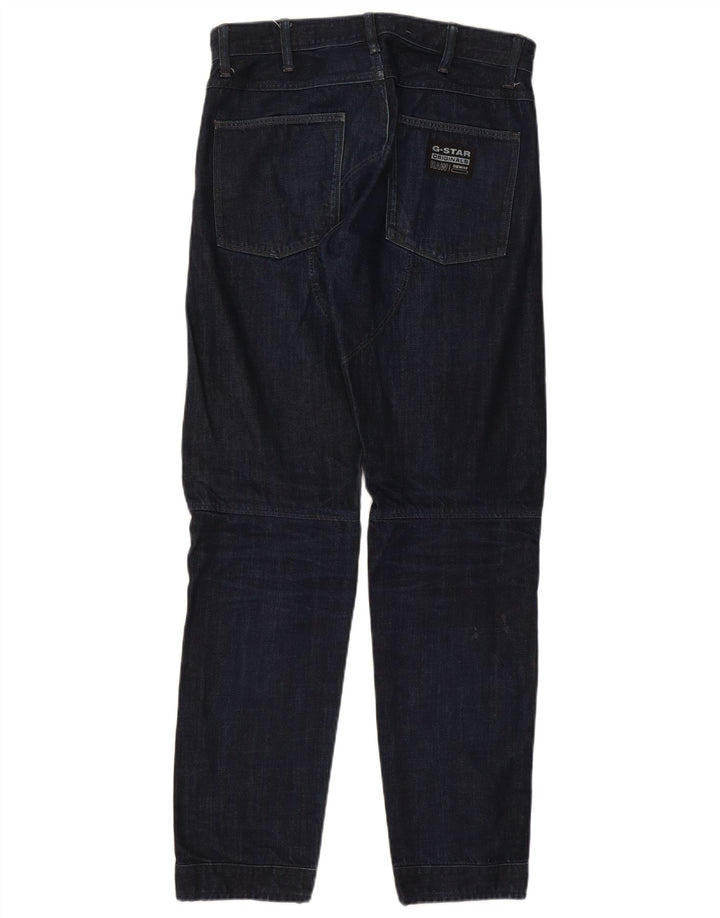 G-STAR Mens Slim Jeans W34 L34 Navy Blue Cotton