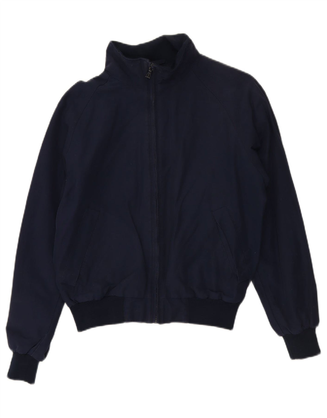 HENRI LLOYD Mens Bomber Jacket UK 36 Small Navy Blue Cotton