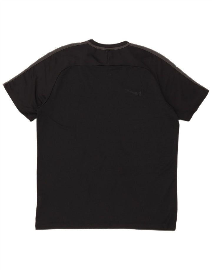 Nike Herre Dri Fit T-Shirt Top XL Sort Colourblock Polyester