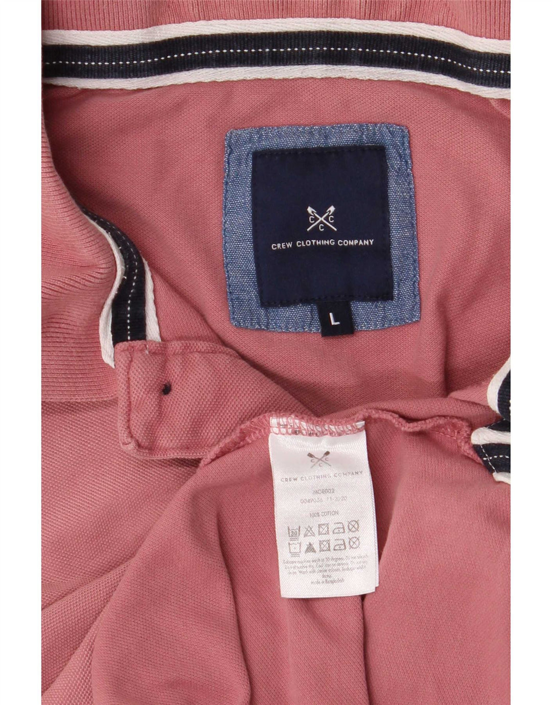 Besætningstøj Herre poloshirt Stor Pink Bomuld