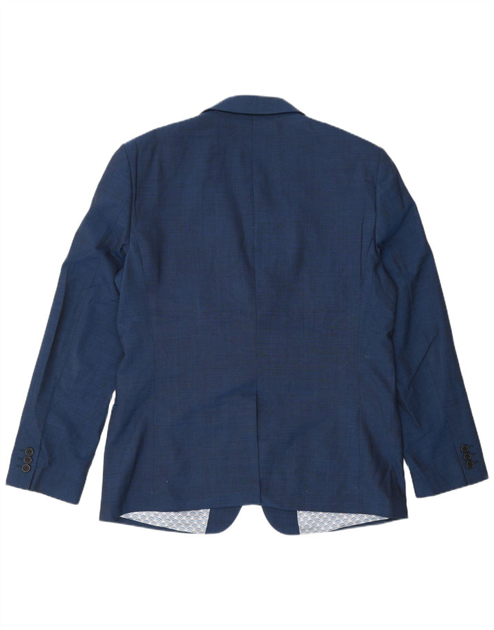 Ted Baker Herre 2-knaps blazerjakke UK 42 XL Blå Uld