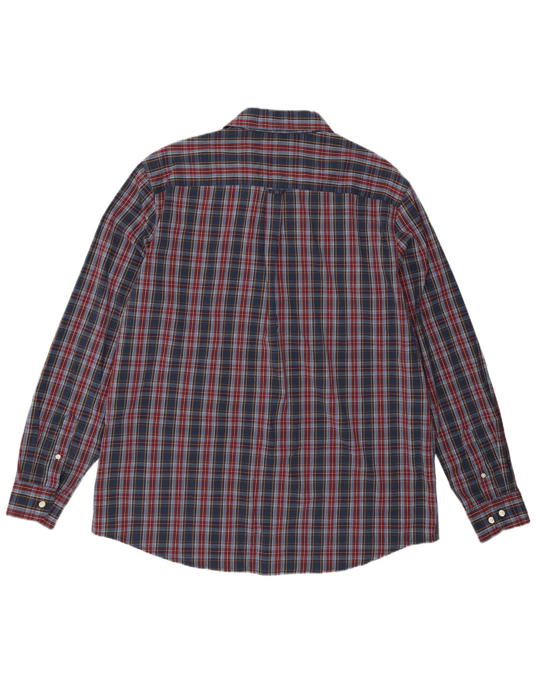 CHAPS Easy Care skjorte til mænd 2XL marineblå ternet