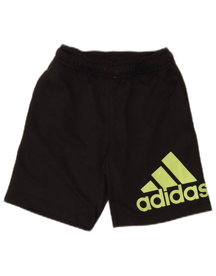 ADIDAS Grafiske sportsshorts til drenge 7-8 år Sort