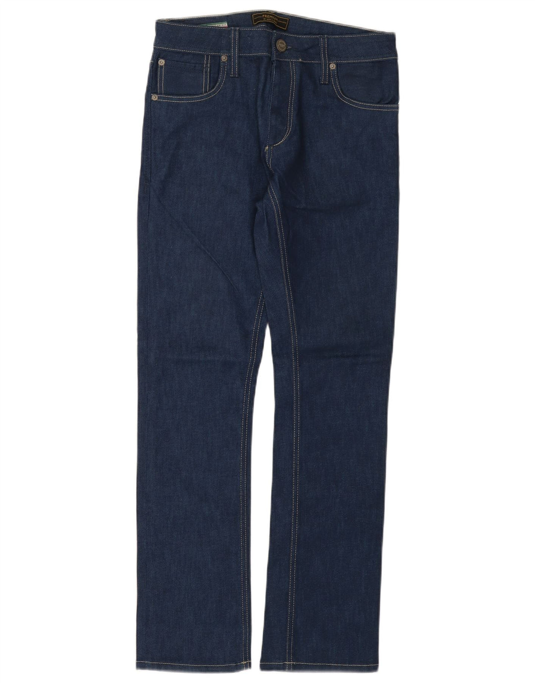 Jack & Jones Straight Jeans til mænd W29 L30 Blå Bomuld