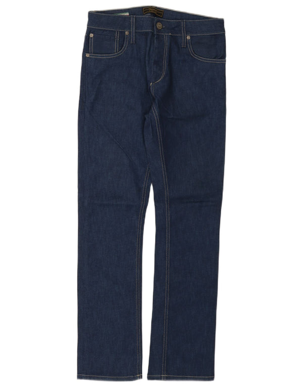 Jack & Jones Straight Jeans til mænd W29 L30 Blå Bomuld