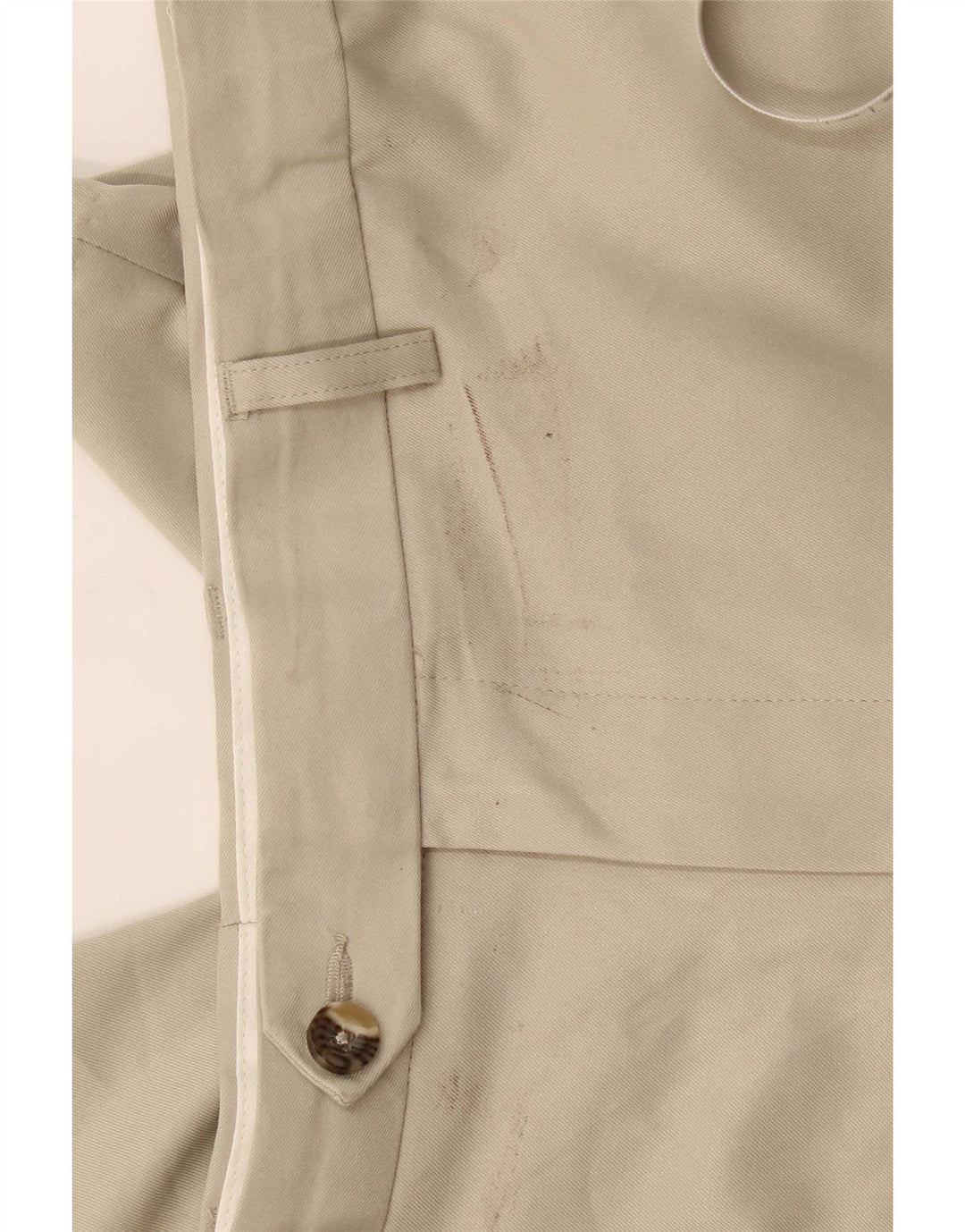 Marks & Spencer Herre Regular Fit Suit Bukser W36 L29 Beige Polyester