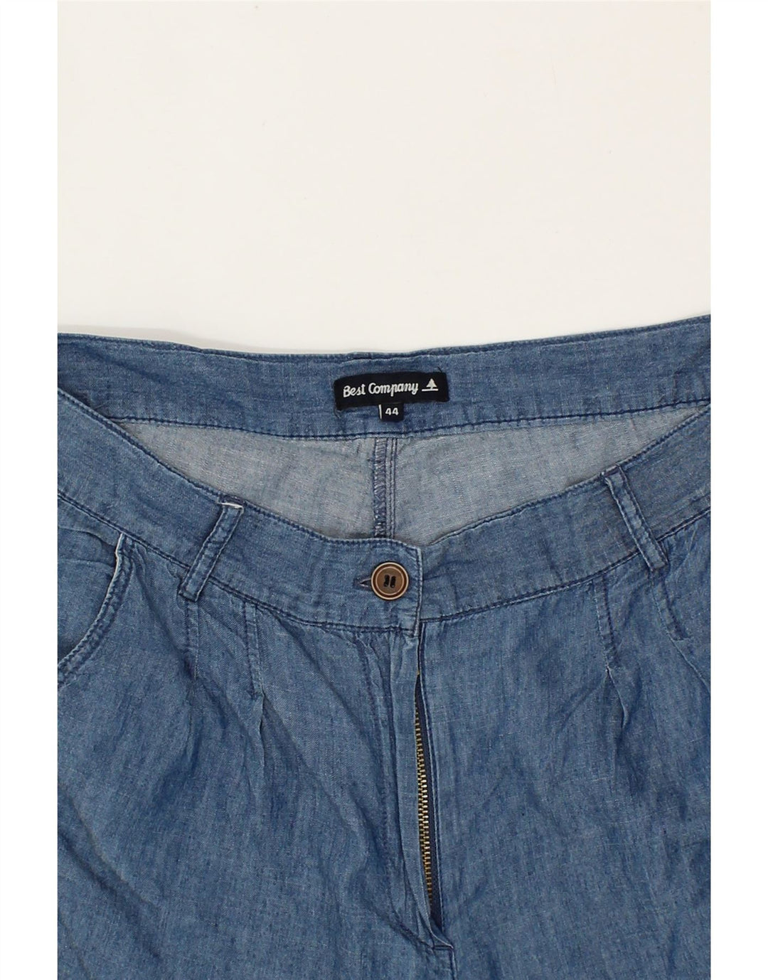 BEST COMPANY Womens Chino Shorts IT 44 Medium W30  Blue Cotton Vintage Best Company and Second-Hand Best Company from Messina Hembry 