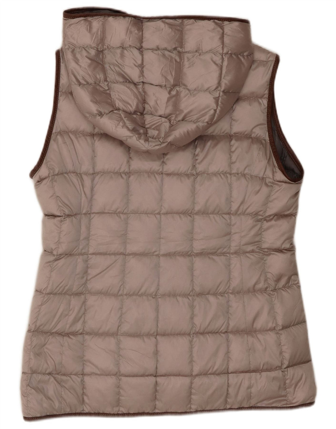 Fay Womens Polstret Gilet UK 16 Large Beige Polyester