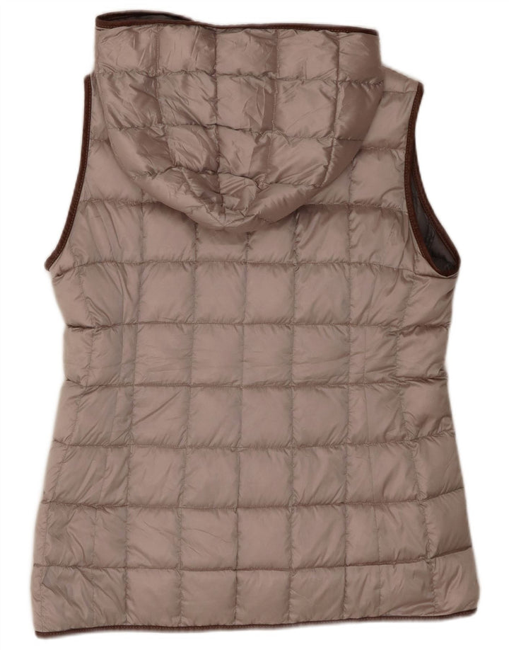 Fay Womens Polstret Gilet UK 16 Large Beige Polyester