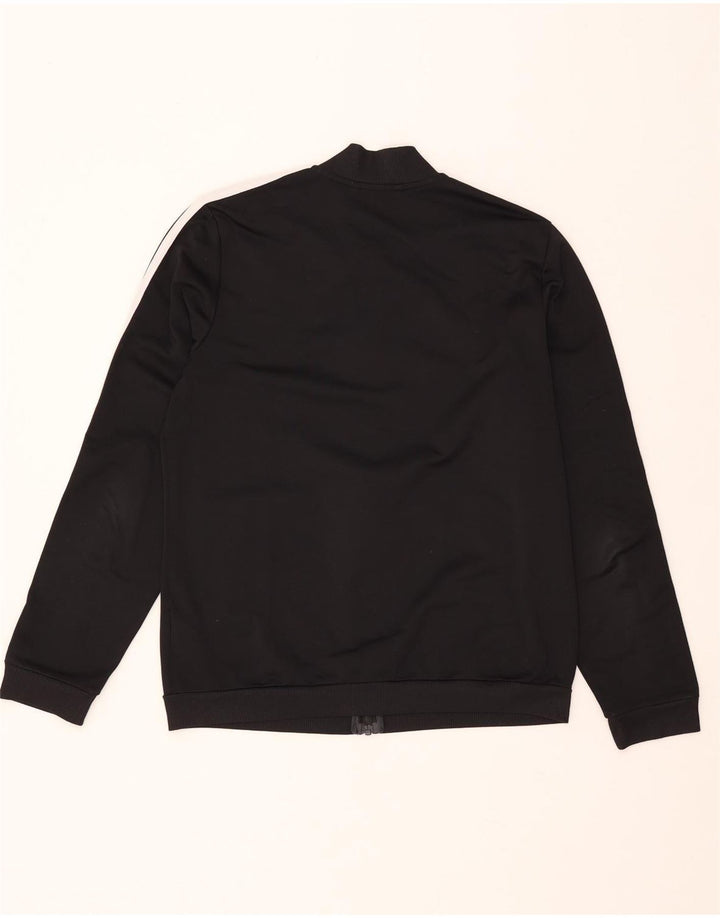 ADIDAS træningsdragt topjakke til kvinder UK 12/14 Medium Black Polyester