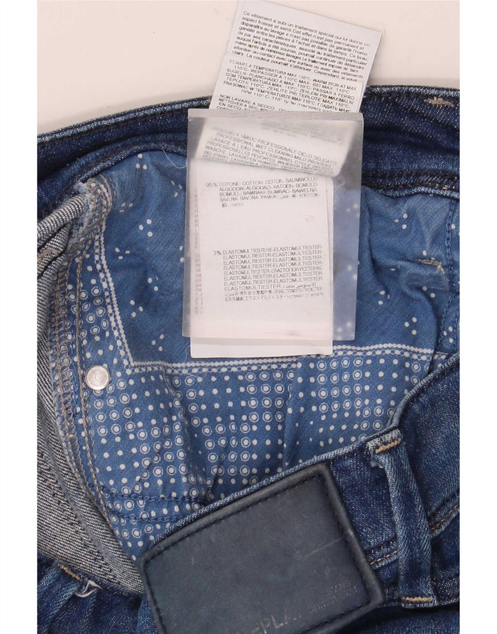 Replay Herre Slim Jeans W32 L32 Blå Bomuld