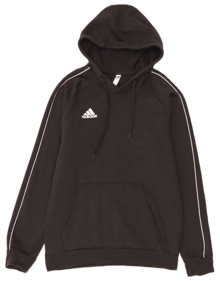 Adidas Herre hættetrøje Jumper Medium Sort Bomuld