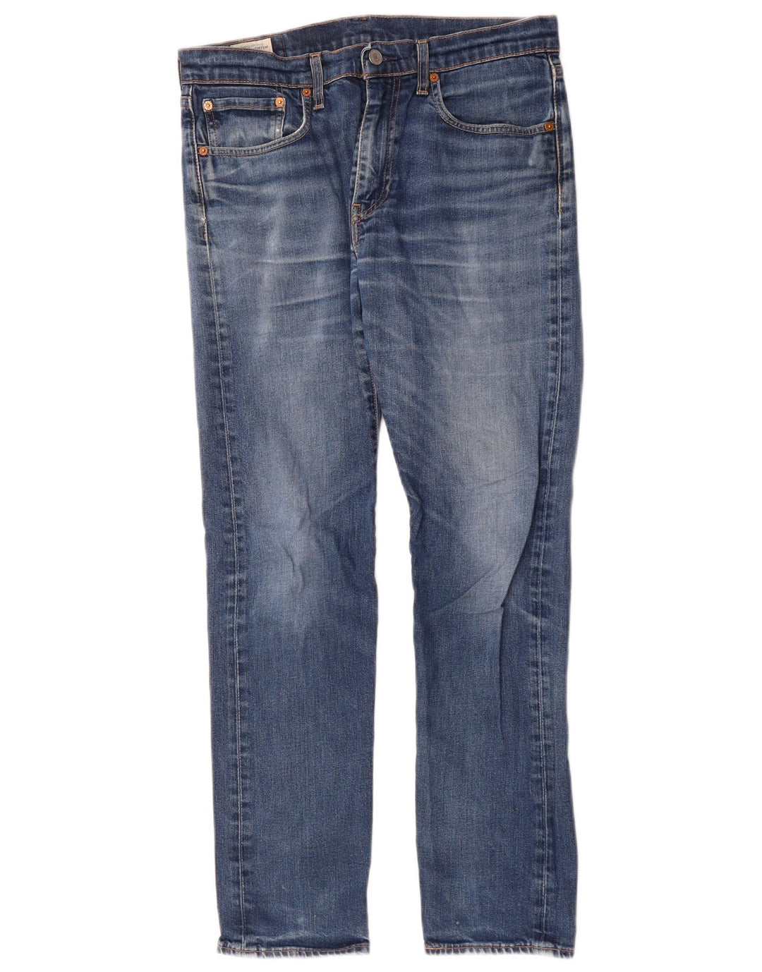 Levi's Herre 502 tilspidsede jeans W32 L29 blå bomuld
