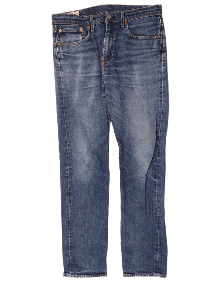 Levi's Herre 502 tilspidsede jeans W32 L29 blå bomuld