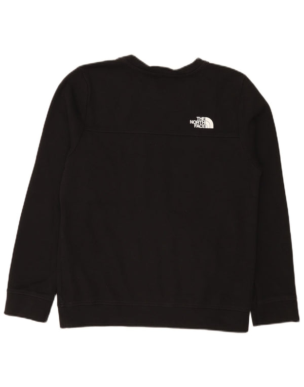 The North Face Boys Sweatshirt Jumper 14-15 år XL Sort Bomuld