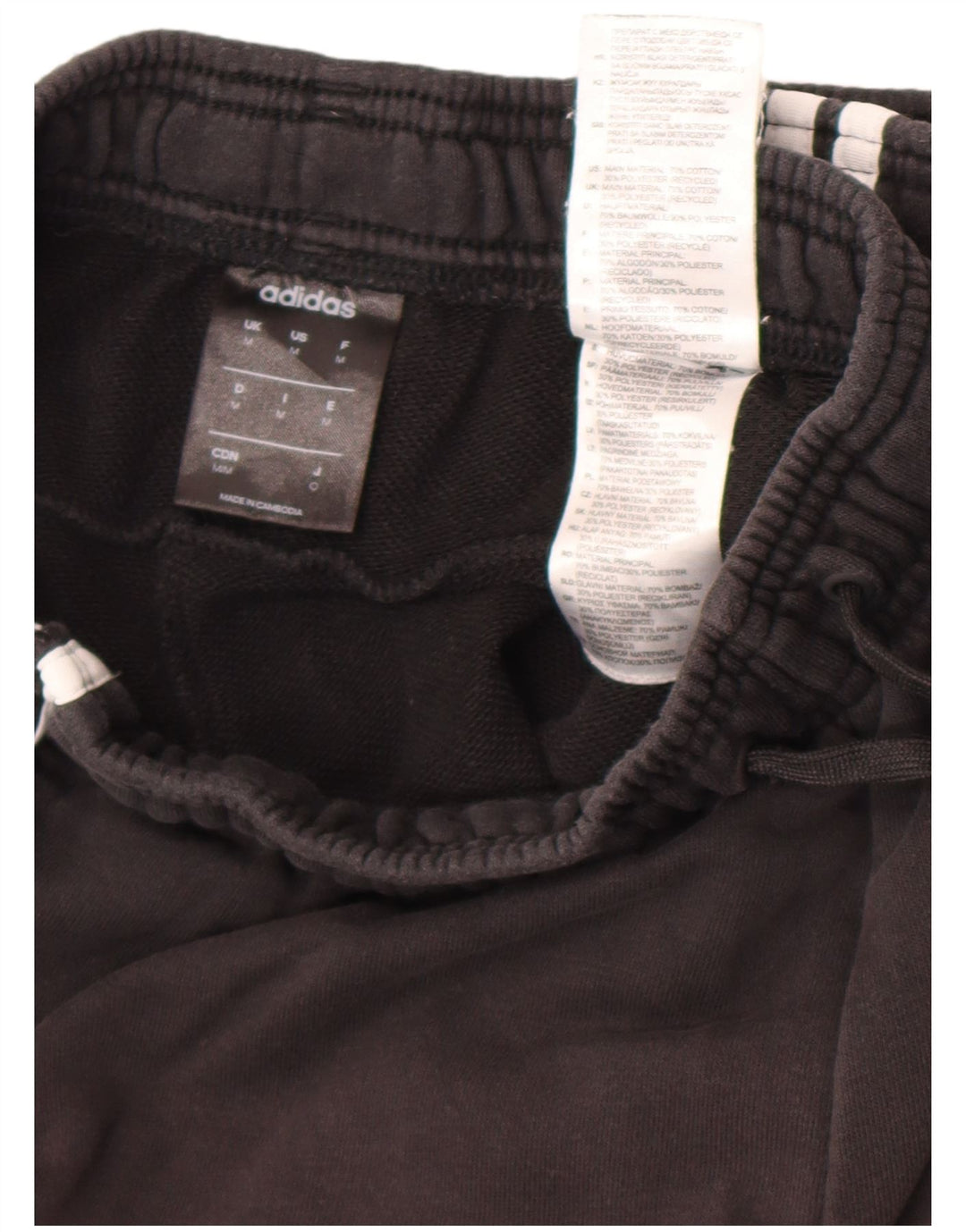 Adidas Træningsdragt til mænd Joggers Medium Sort Bomuld