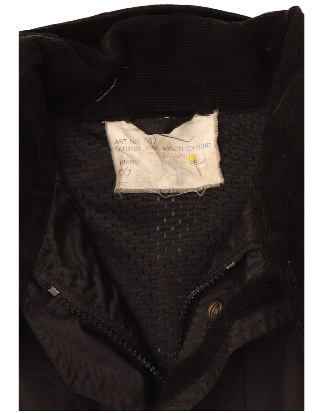 Freewheel Herre Moto Racer Utility Jacket UK 38 Medium Sort Nylon