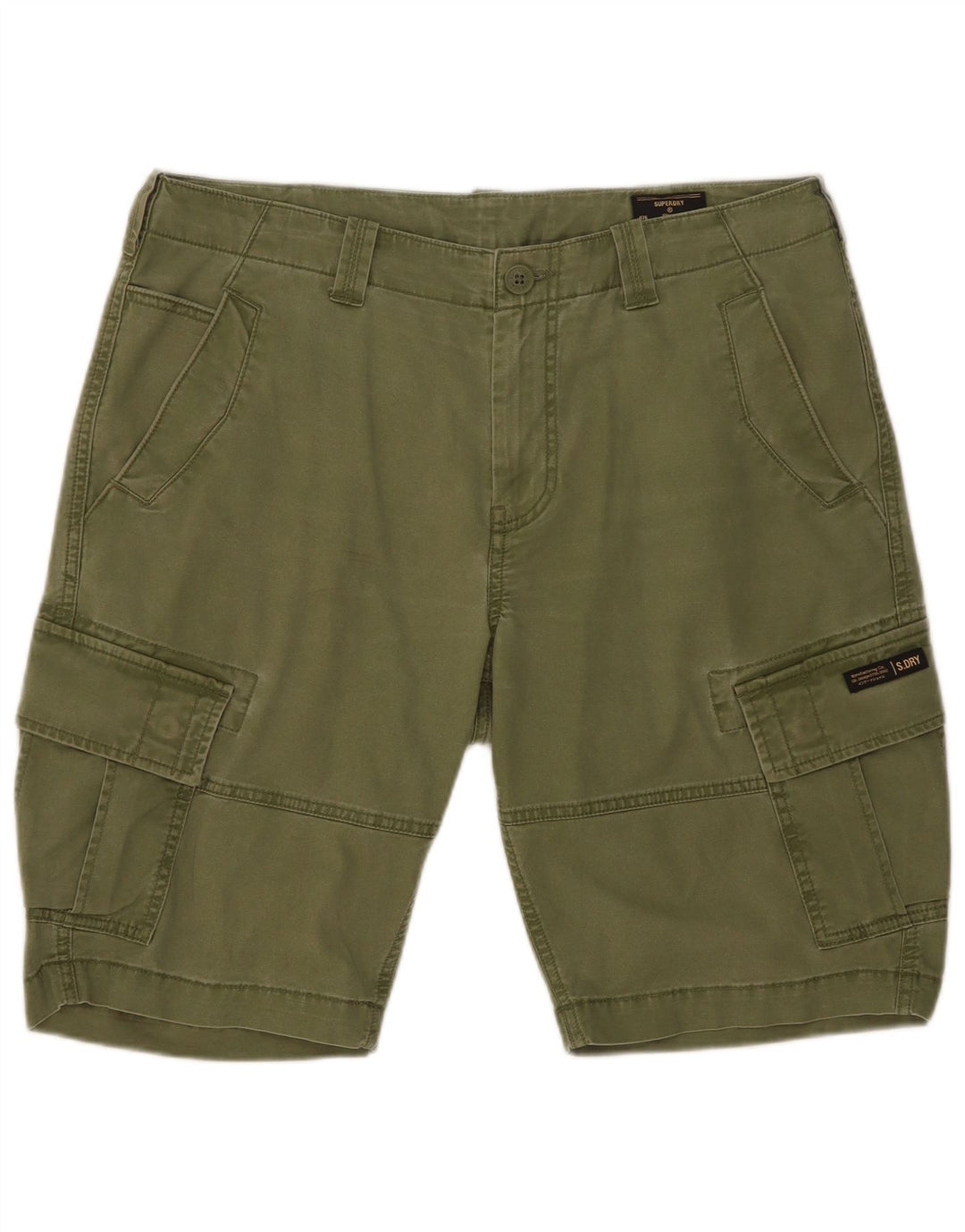 Superdry Cargo Shorts til mænd W34 Large Green Bomuld