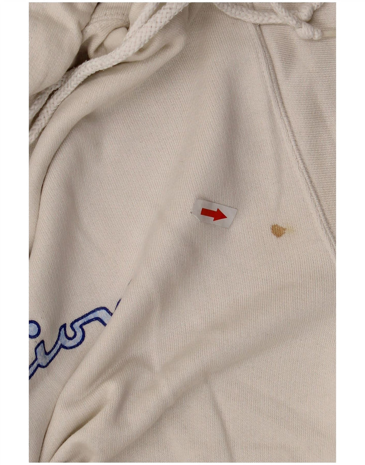 Champion Herre grafisk kortærmet hættetrøje Jumper Medium hvid bomuld