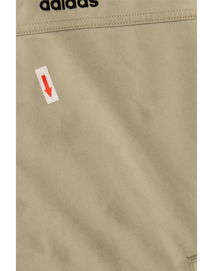 Adidas Træningsdragt til mænd Topjakke UK 38/40 Medium Khaki Polyester