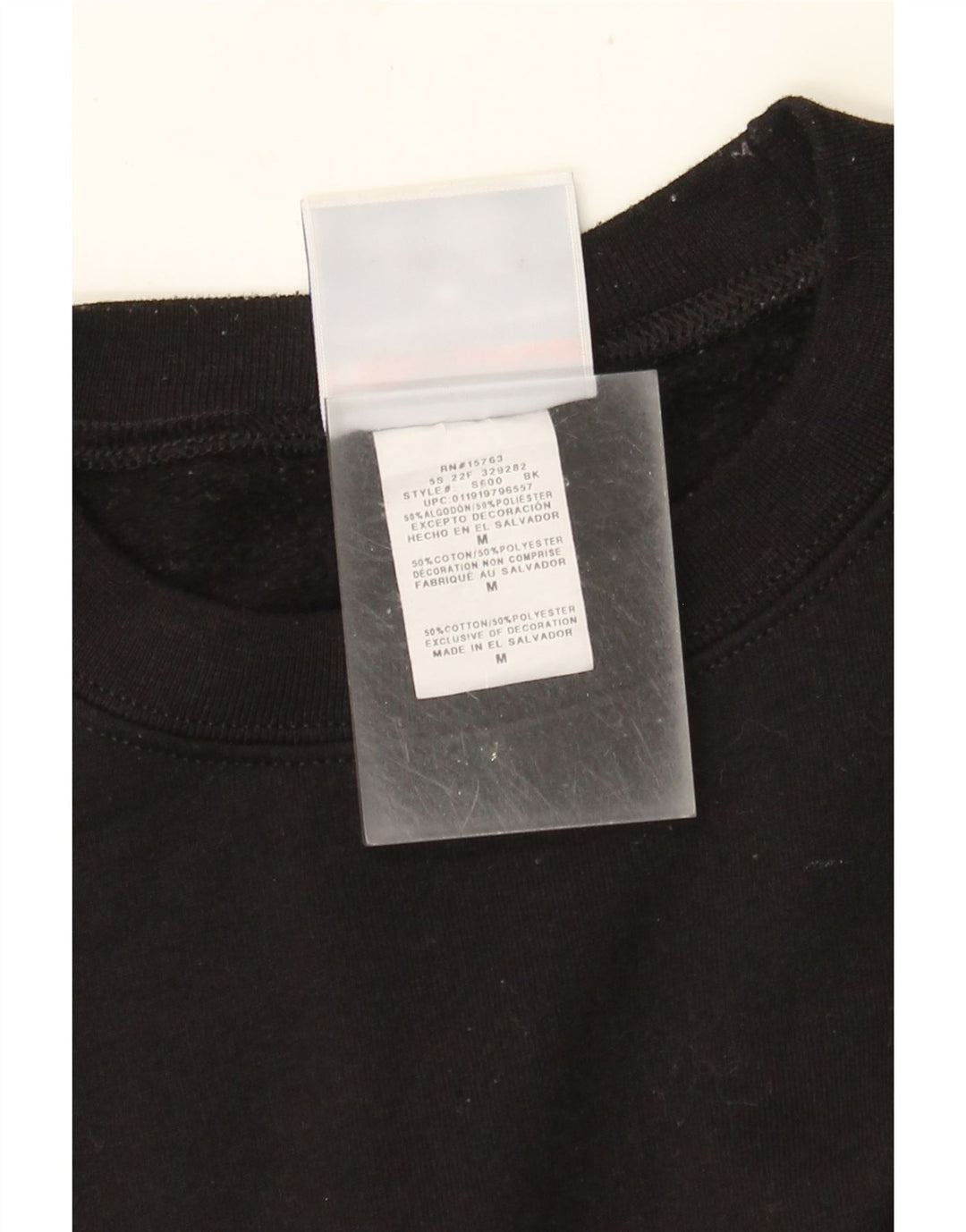 Champion Herre Sweatshirt Jumper Medium Sort Bomuld