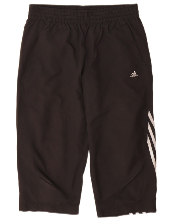 Adidas drenge Climacool Capri træningsdragt bukser 15-16 år sort polyester