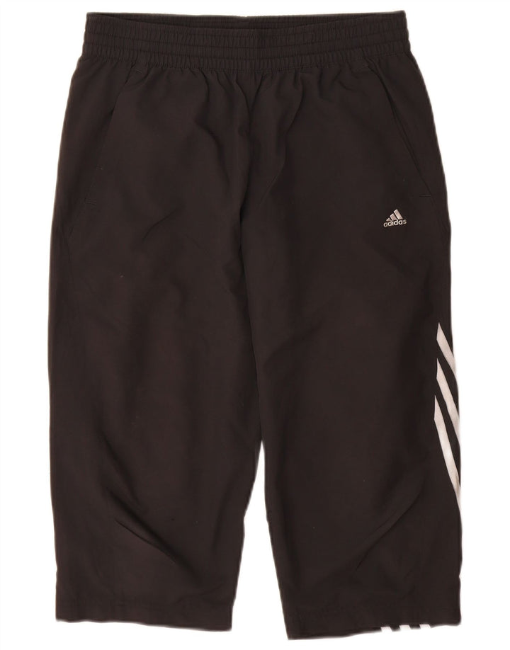 Adidas drenge Climacool Capri træningsdragt bukser 15-16 år sort polyester