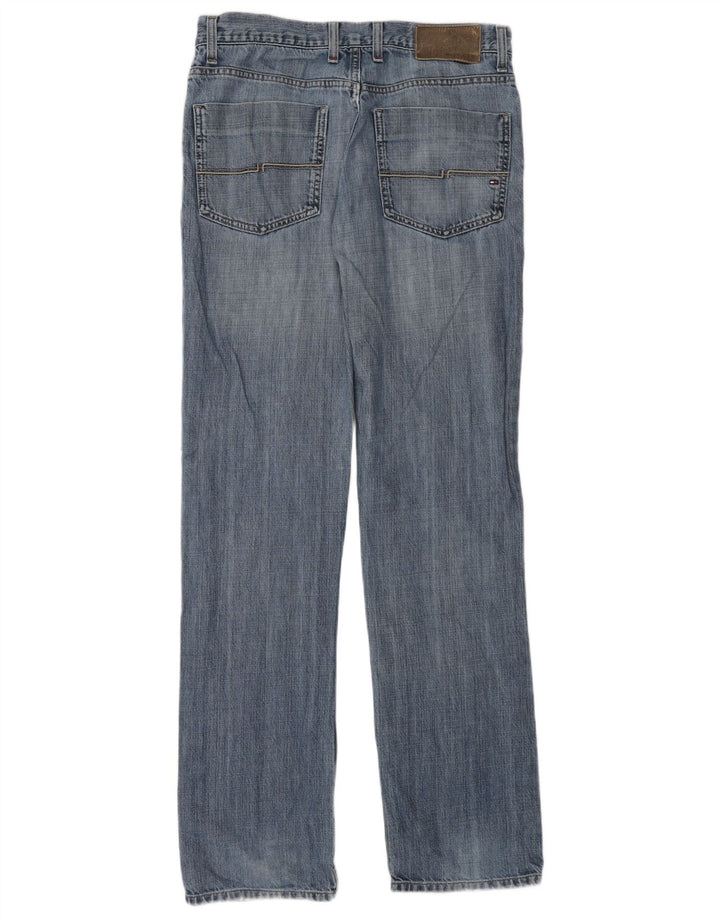Tommy Hilfiger Straight Jeans til mænd W32 L34 Blå Bomuld