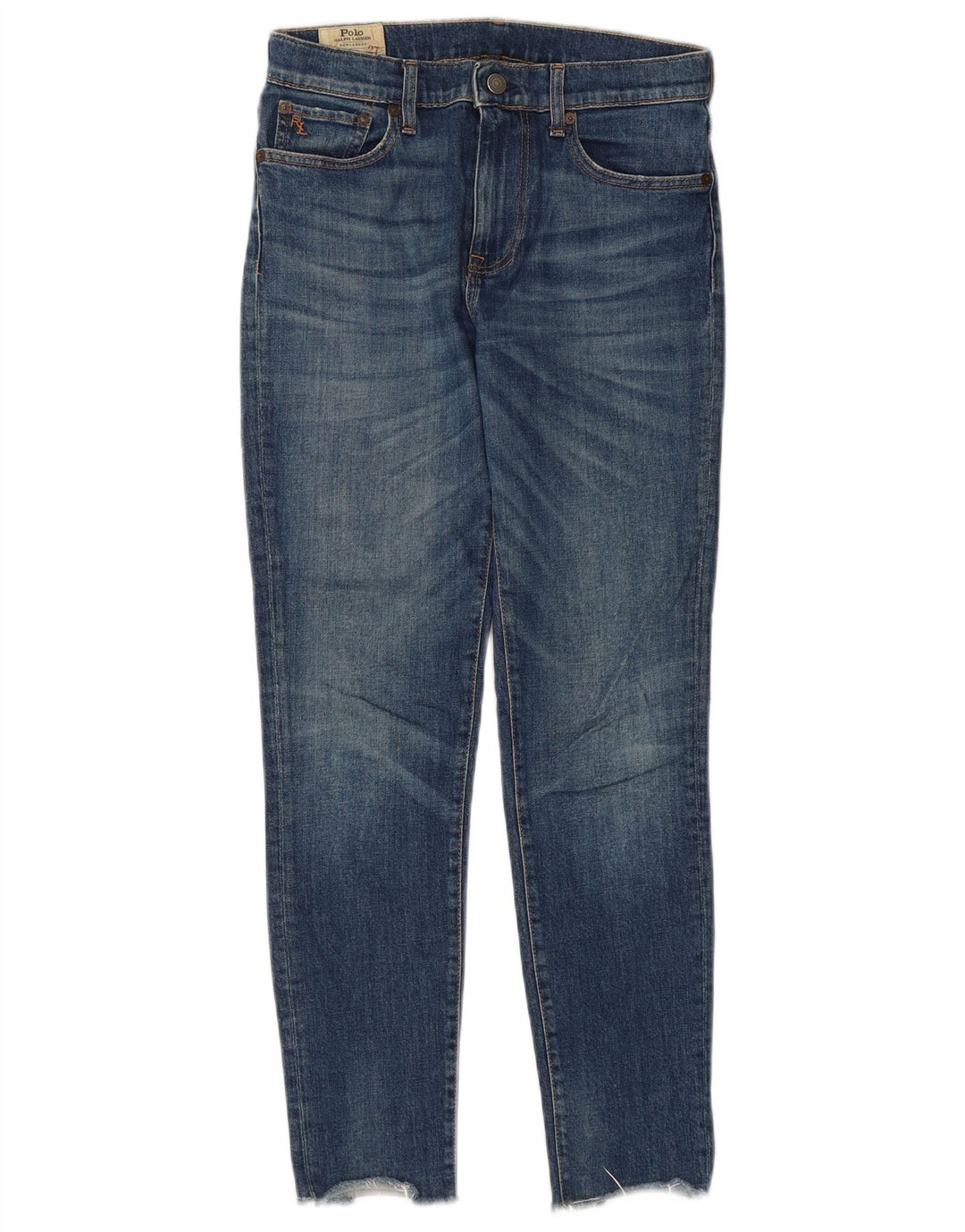 POLO RALPH LAUREN Dame Skinny Jeans W27 L27 Blå Bomuld