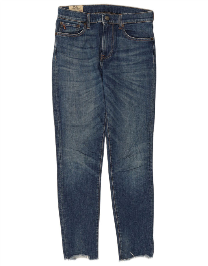 POLO RALPH LAUREN Dame Skinny Jeans W27 L27 Blå Bomuld