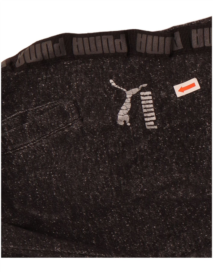 Puma Boys Grafisk træningsdragt bukser 7-8 år Lille sort bomuld