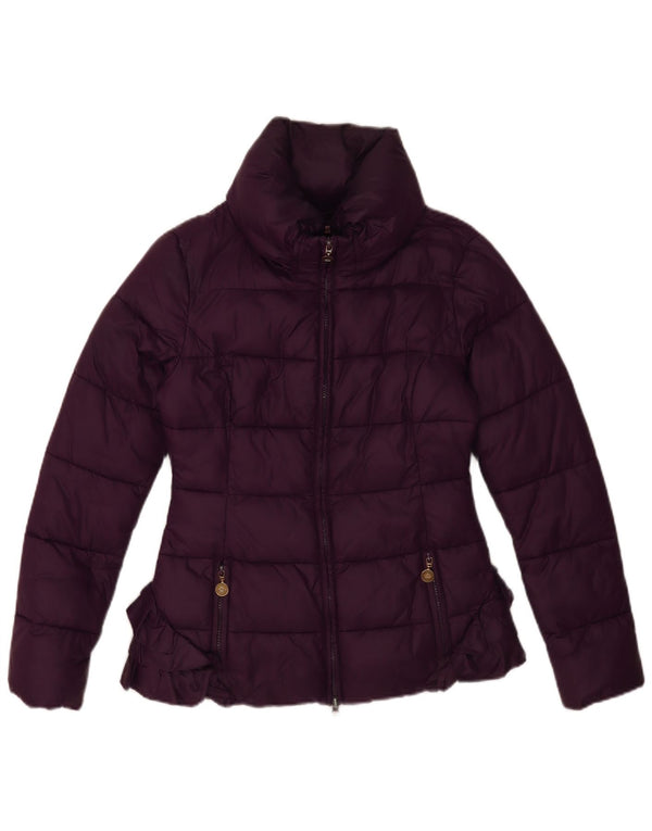 Fornarina Dame Polstret Jakke UK 12 Medium Purple