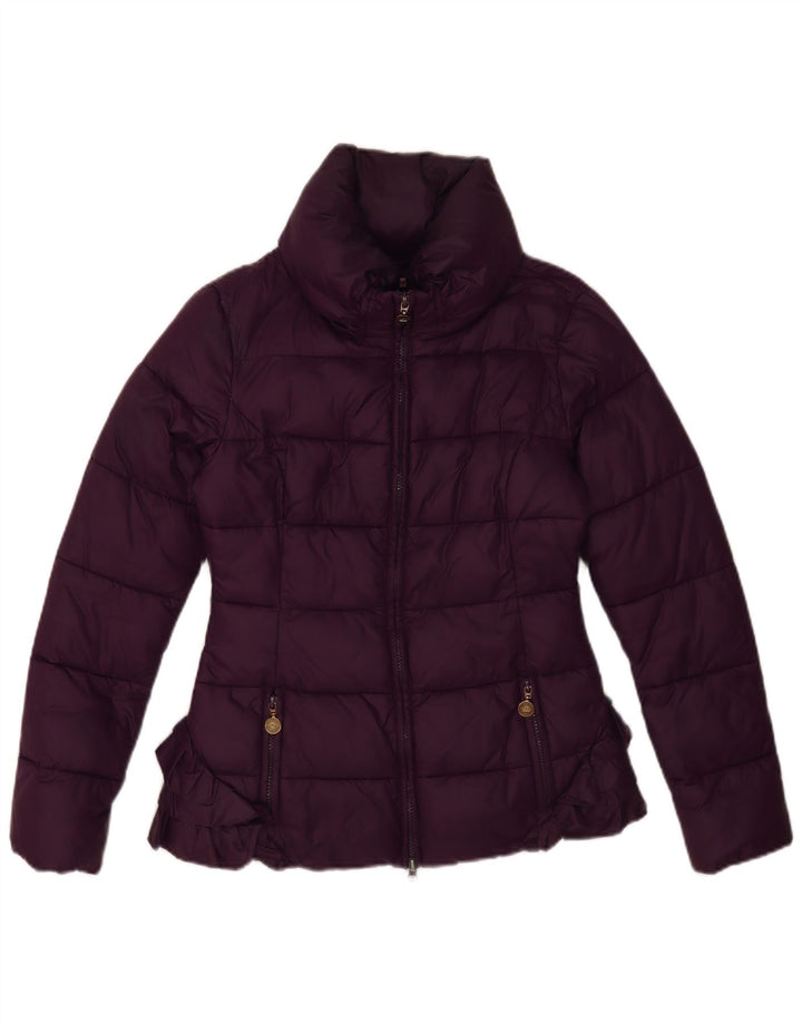 Fornarina Dame Polstret Jakke UK 12 Medium Purple