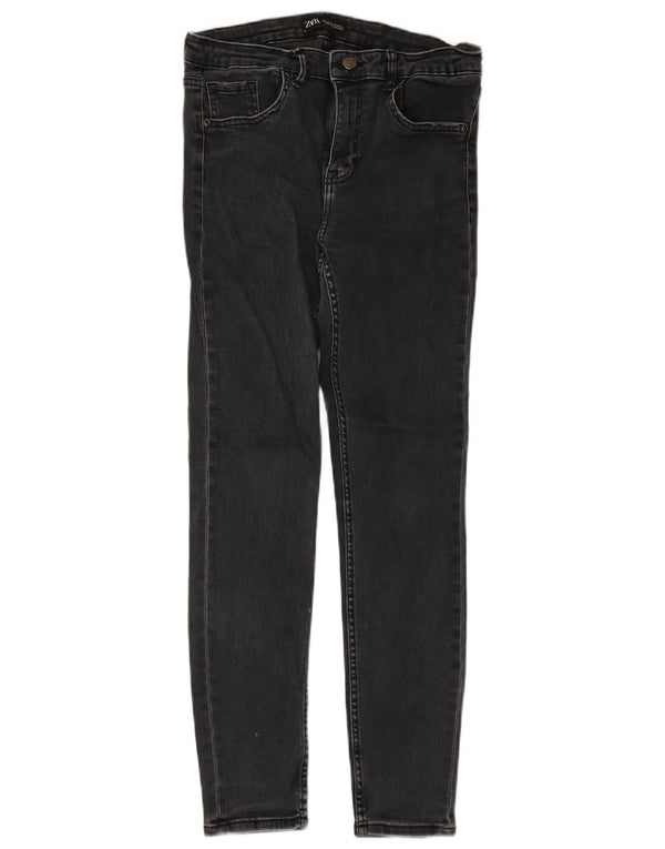 Zara Dame Skinny Jeans EU 40 Medium W30 L27 Grå Bomuld
