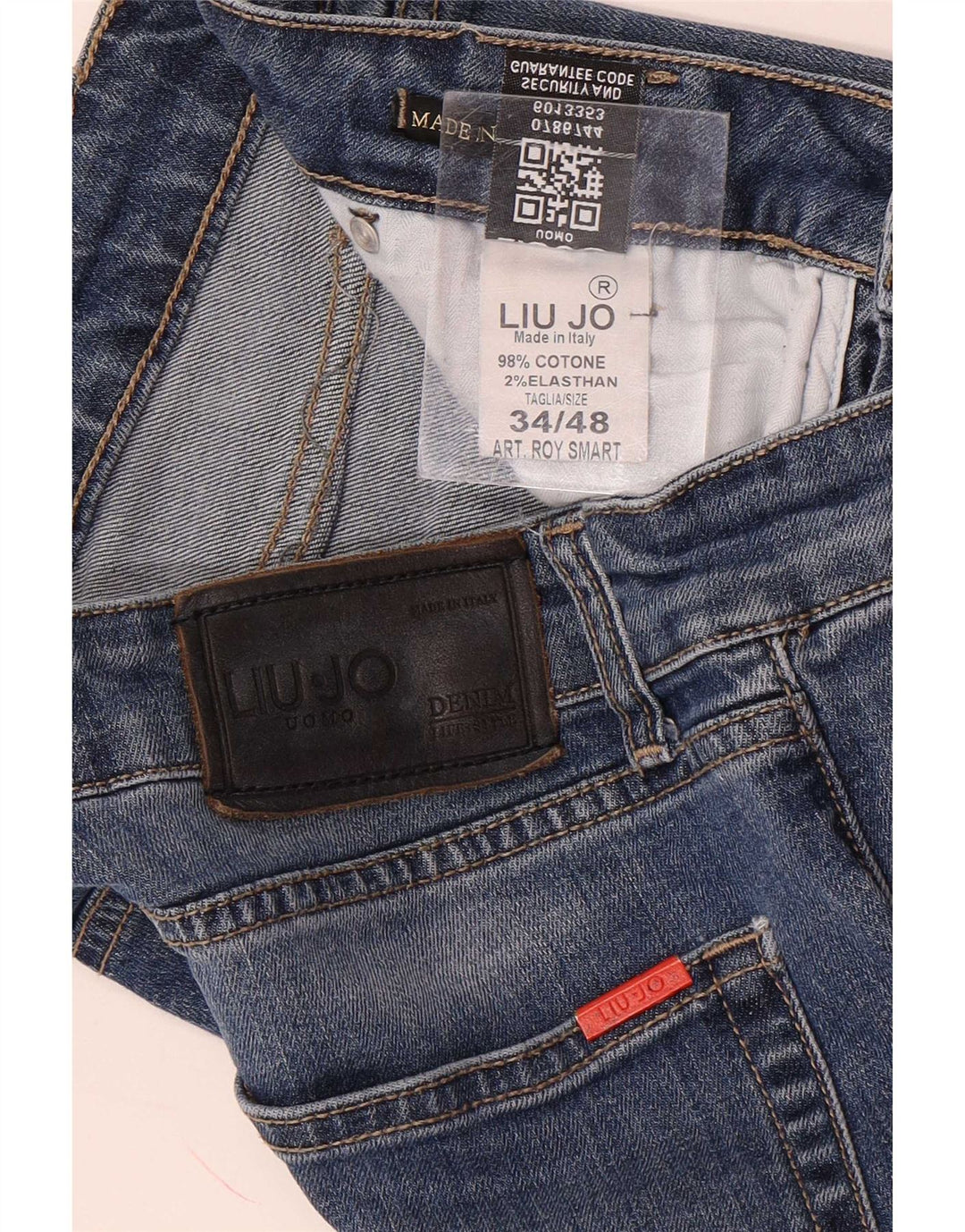 Liu Jo Herre Regular Slim Jeans W34 L28 Blå Bomuld