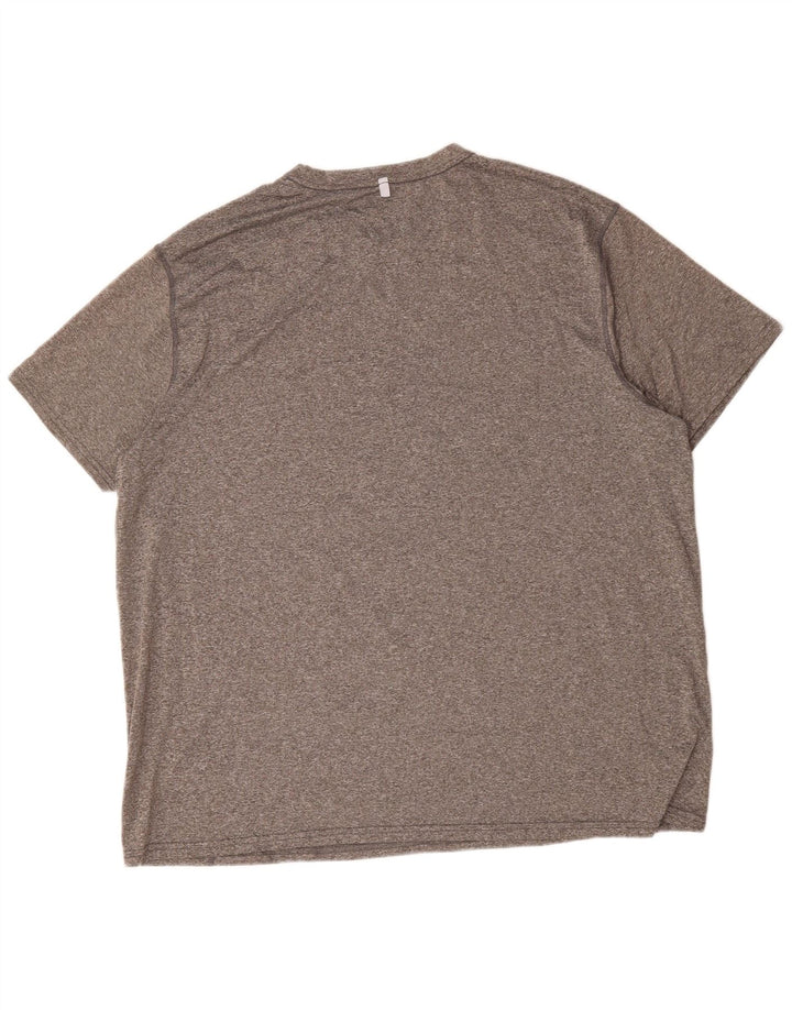 RUSSELL ATHLETIC Mens T-Shirt Top 2XL Grey Polyester