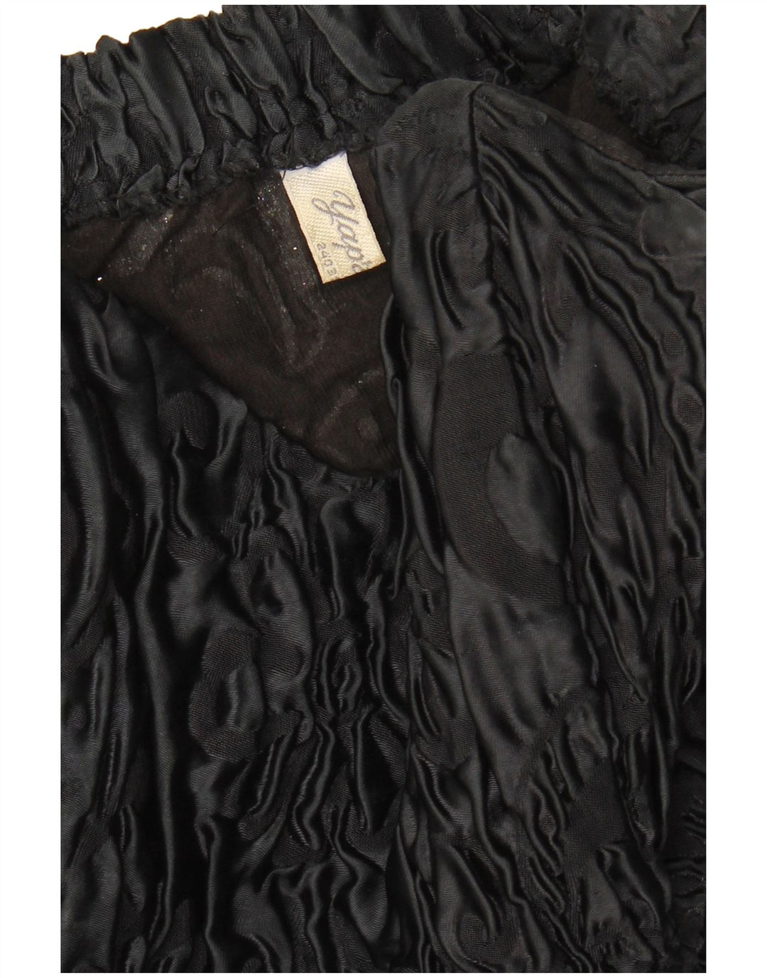 VINTAGE Womens Sleeveless Strapless Dress EU 38 Medium Black