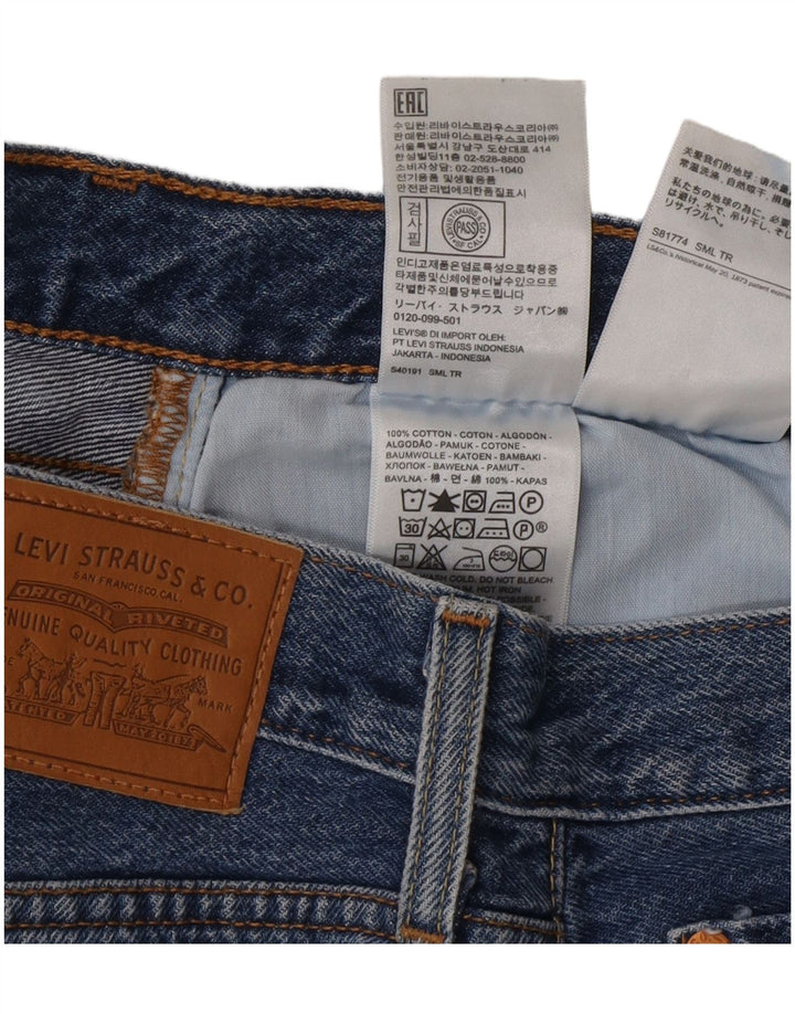 Levi's Dame Denim Nederdel W32 Stor Blå Bomuld