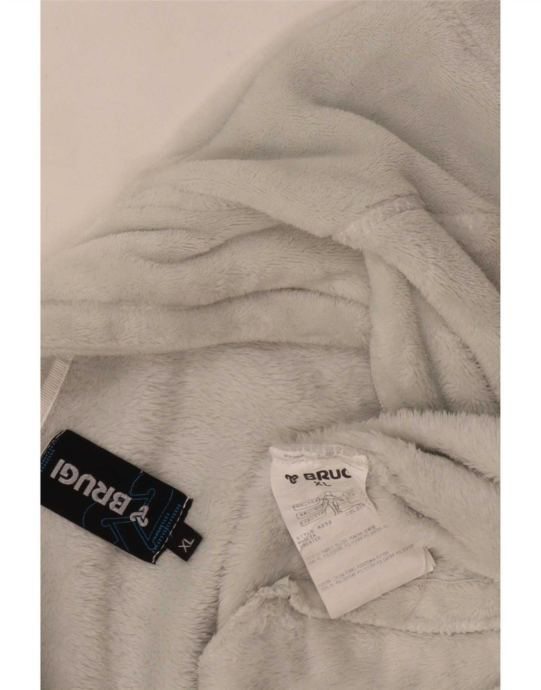 Brugi Herre Fleecejakke UK 42 XL Grå Polyester