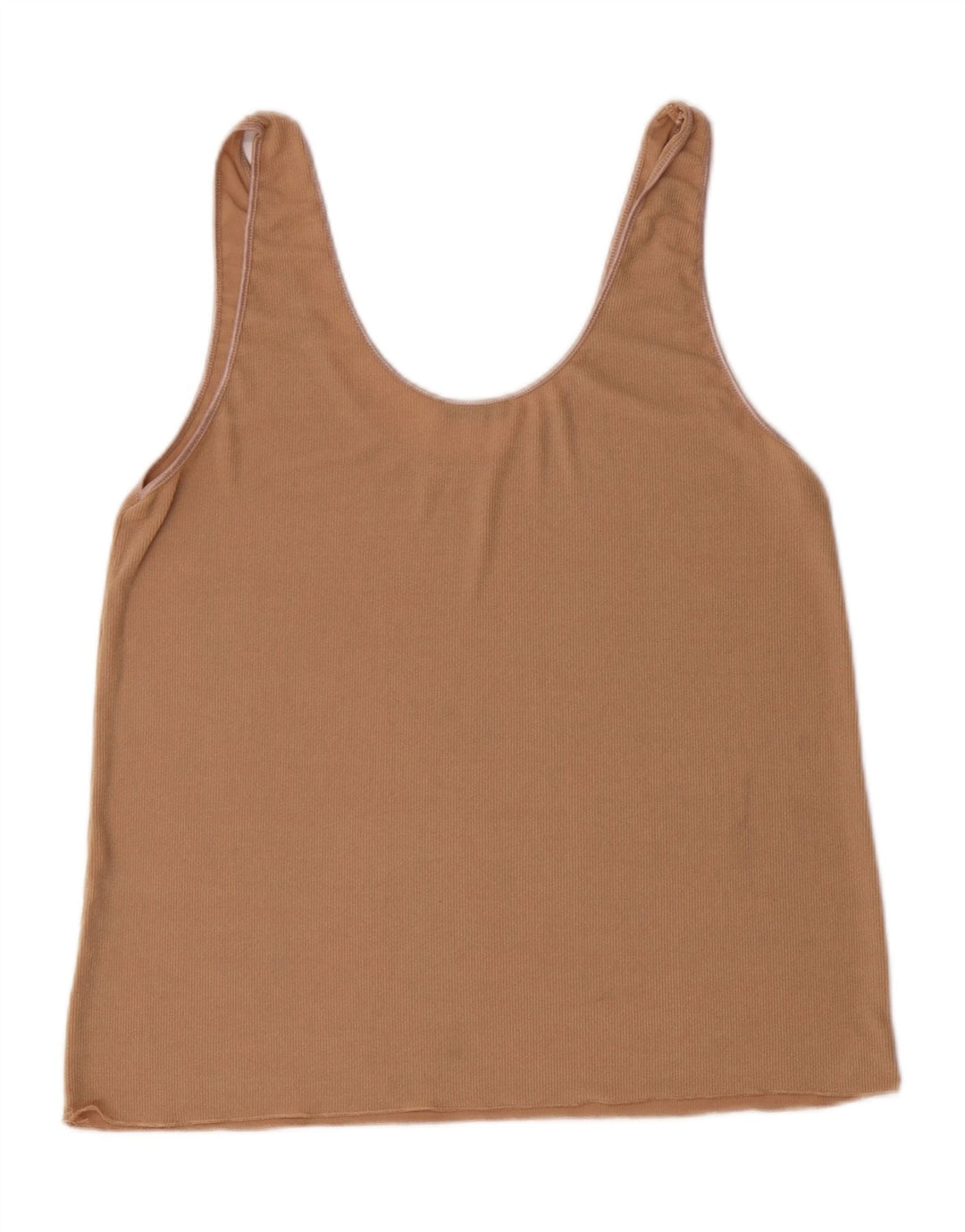 ZARA Womens Vest Top UK 18 XL Beige Vintage Zara and Second-Hand Zara from Messina Hembry 