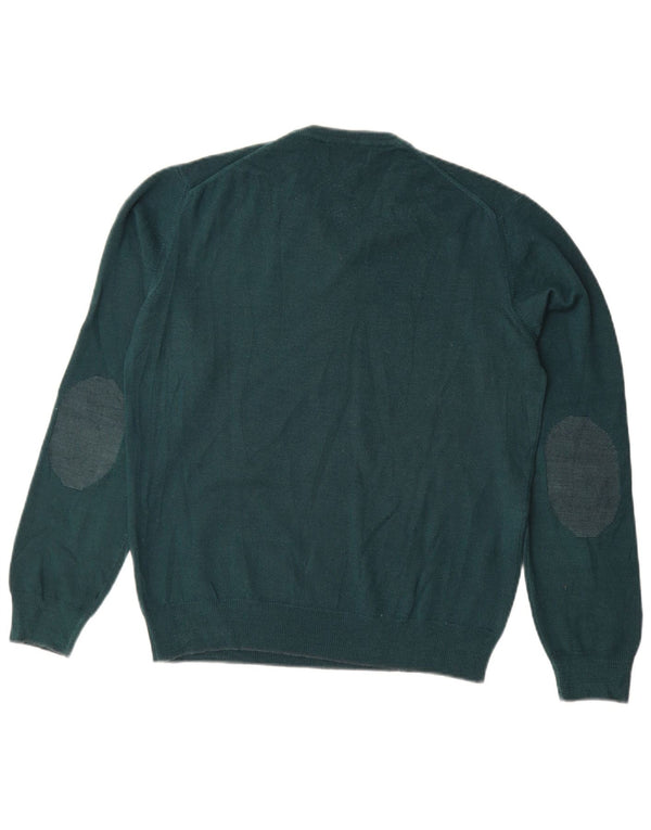 AUSTRALIAN L'ALPINA Herre V-hals sweater mellemgrøn uld