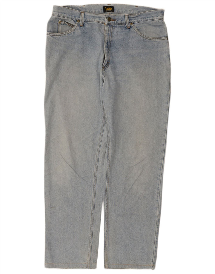 Lee Herre Phoenix Straight Jeans W38 L29 Blå Bomuld