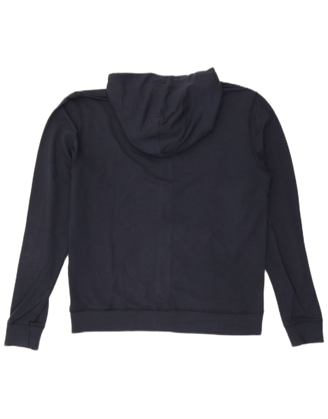 Weird Fish Herre Zip Hoodie Sweater Large Navy Blue Viscose