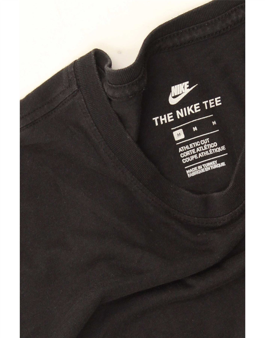 Nike Herre Athletic Cut T-shirt Top Medium Sort