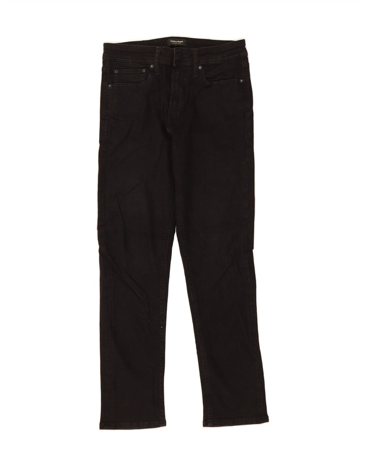 JACK & JONES Mens Slim Jeans W30 L32 Black Cotton Vintage Jack & Jones and Second-Hand Jack & Jones from Messina Hembry 
