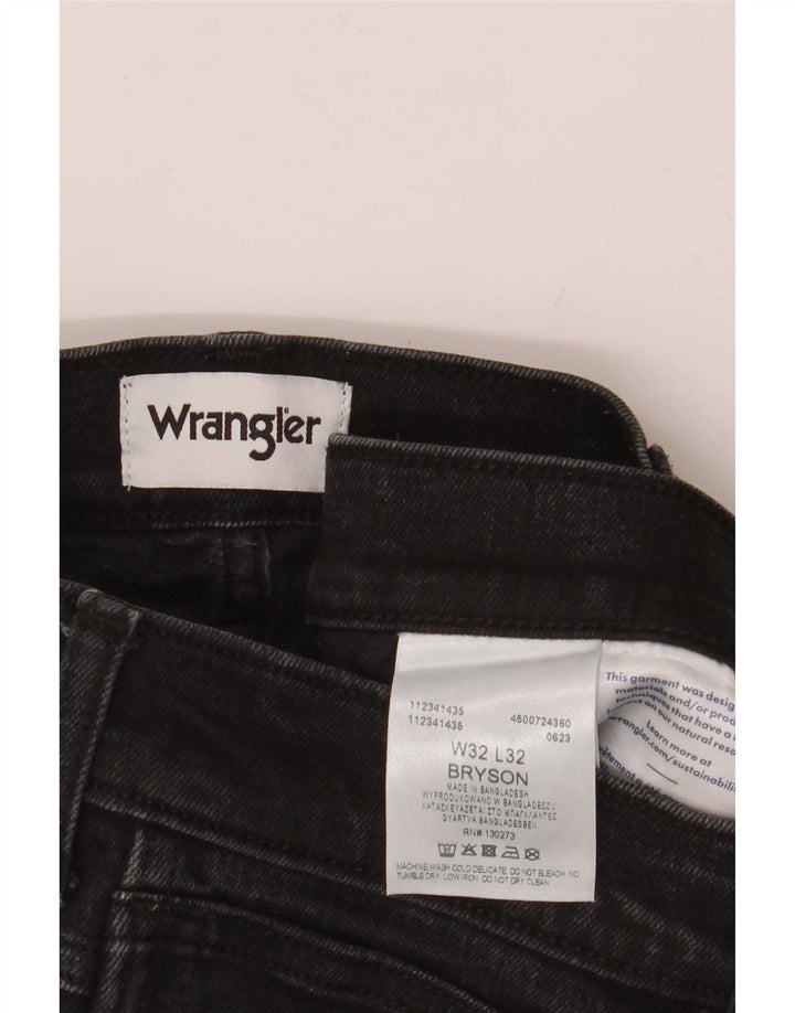 Wrangler Herre Bryson Slim Jeans W32 L32 Sort Bomuld